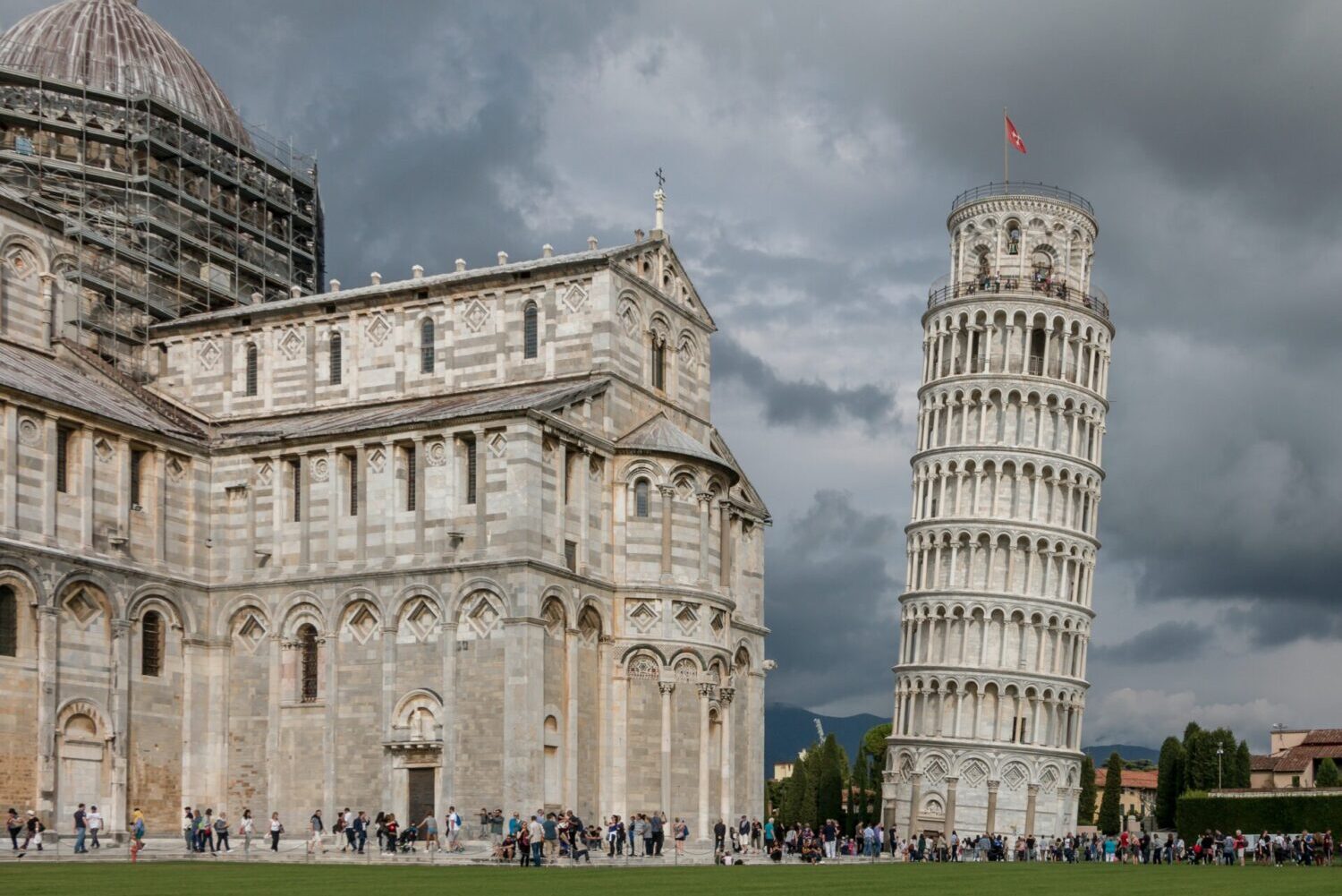 Pisa in a rainy day